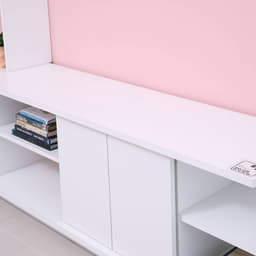 Homehuk ชุดโฮมเอ็นเตอร์เทนเมนท์ รุ่นมัช ขนาด 160 ซม. - สีขาว