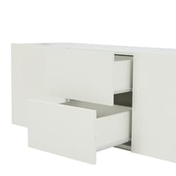 Homehuk ตู้วางทีวี รุ่นมูซ ขนาด 180 ซม. - สีขาว