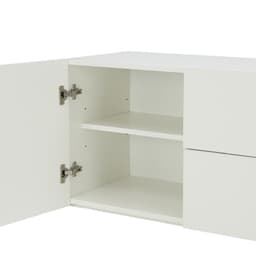 Homehuk ตู้วางทีวี รุ่นมูซ ขนาด 180 ซม. - สีขาว