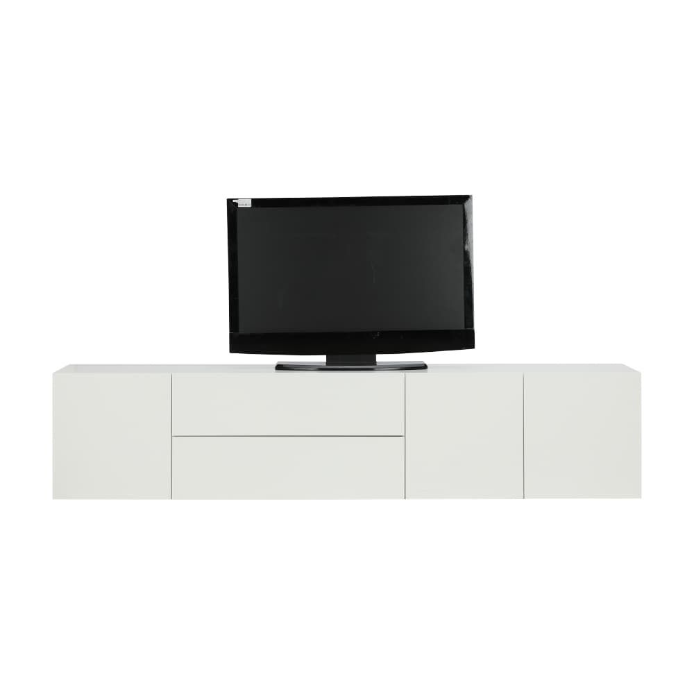 Homehuk ตู้วางทีวี รุ่นมูซ ขนาด 225 ซม. - สีขาว