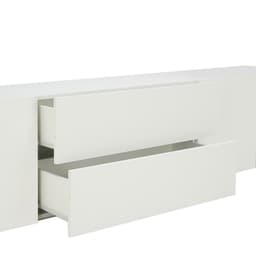 Homehuk ตู้วางทีวี รุ่นมูซ ขนาด 225 ซม. - สีขาว