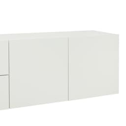 Homehuk ตู้วางทีวี รุ่นมูซ ขนาด 225 ซม. - สีขาว