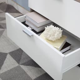 โฮมฮัก ตู้ 3 ลิ้นชัก รุ่นแม็กซ์ - สีธรรมชาติ/ขาว