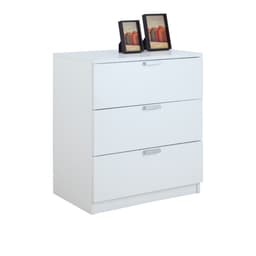 Homehuk ตู้ 3 ลิ้นชัก รุ่นแม็กซ์ - สีขาว