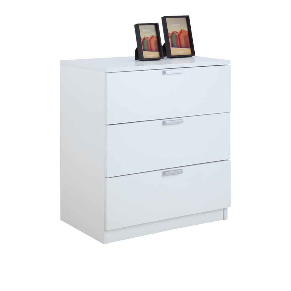 Homehuk ตู้ 3 ลิ้นชัก รุ่นแม็กซ์ - สีขาว