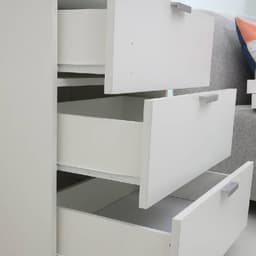 Homehuk ตู้ 3 ลิ้นชัก รุ่นแม็กซ์ - สีขาว