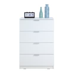 Homehuk ตู้ 4 ลิ้นชัก รุ่นแม็กซ์ - สีขาว