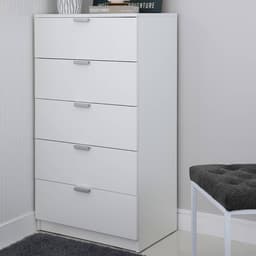 Homehuk ตู้ 5 ลิ้นชัก รุ่นแม็กซ์ - สีขาว