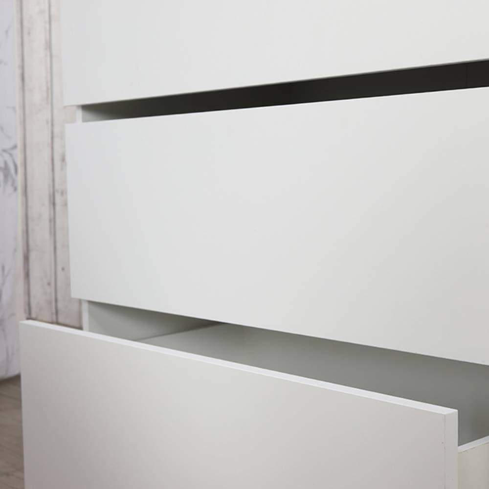 Homehuk ตู้ 3 ลิ้นชัก รุ่นเวลดอน - สีขาว