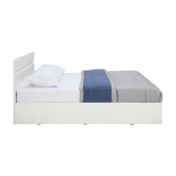 Homehuk เตียงนอน รุ่นวีโว่ ขนาด 6 ฟุต - สีขาว