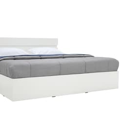 Homehuk เตียงนอน รุ่นวีโว่ ขนาด 6 ฟุต - สีขาว