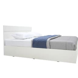 Homehuk เตียงนอน รุ่นวีโว่ ขนาด 5 ฟุต - สีขาว