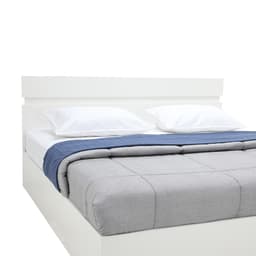 Homehuk เตียงนอน รุ่นวีโว่ ขนาด 5 ฟุต - สีขาว