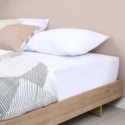 Homehuk เตียงนอน รุ่นโกเบ ขนาด 6 ฟุต - สีบาวาเรี่ยน โอ๊ค