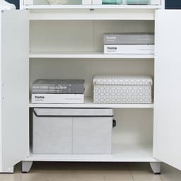 Homehuk ตู้ 4 บานเปิด รุ่น NB วันเวร์-เอฟ - สีขาว