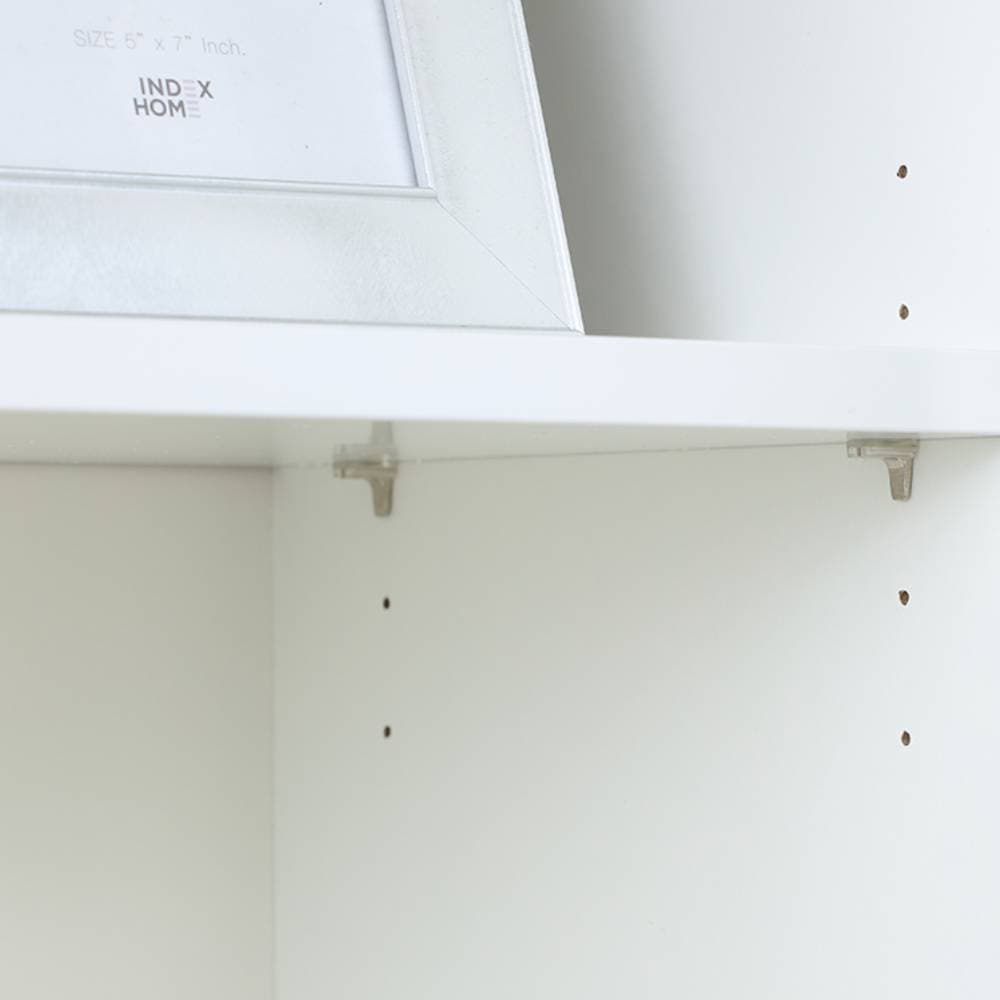 Homehuk ตู้ 4 บานเปิด รุ่น NB วันเวร์-เอฟ - สีขาว