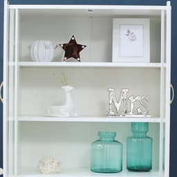 Homehuk ตู้ 4 บานเปิด รุ่น NB วันเวร์-เอฟ - สีขาว