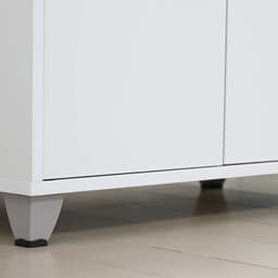 Homehuk ตู้ 4 บานเปิด รุ่น NB วันเวร์-เอฟ - สีขาว