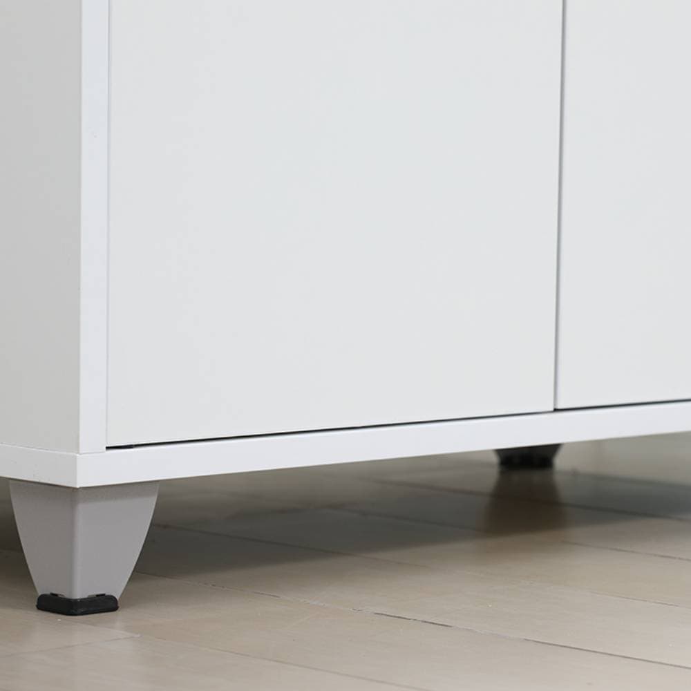 Homehuk ตู้ 4 บานเปิด รุ่น NB วันเวร์-เอฟ - สีขาว