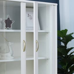 Homehuk ตู้ 4 บานเปิด รุ่น NB วันเวร์-เอฟ - สีขาว