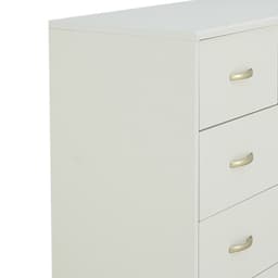 Homehuk ตู้ 5 ลิ้นชัก รุ่น NB วันเวร์-เอ - สีขาว