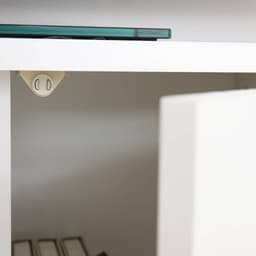 Homehuk ตู้วางทีวี รุ่นมัช ขนาด 120 ซม. - สีขาว