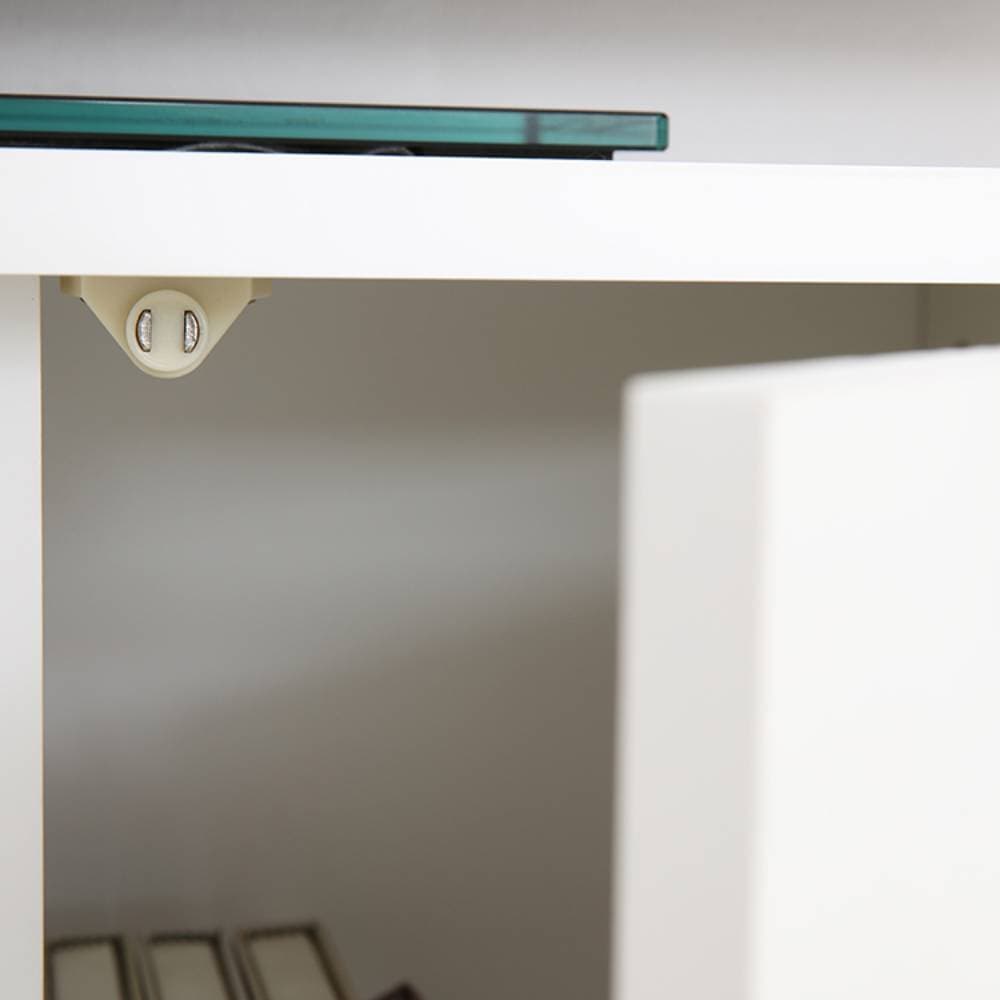 Homehuk ตู้วางทีวี รุ่นมัช ขนาด 120 ซม. - สีขาว