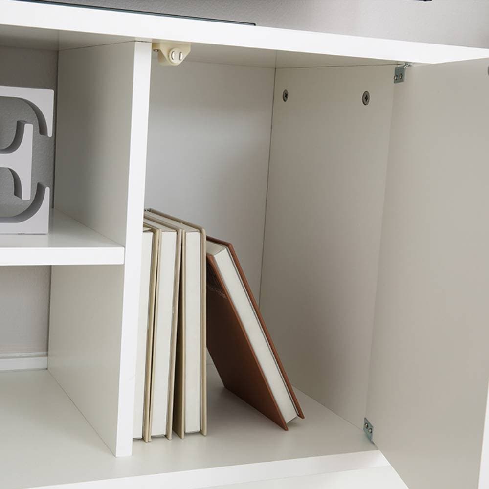 Homehuk ตู้วางทีวี รุ่นมัช ขนาด 120 ซม. - สีขาว