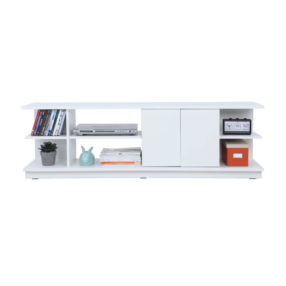 Homehuk ตู้วางทีวี รุ่นมัช ขนาด 160 ซม. - สีขาว