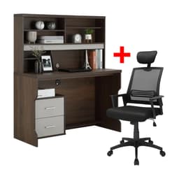ซื้อโต๊ะทำงาน+Hutch รุ่นมินิโอ พร้อมเก้าอี้สำนักงาน รุ่นคูเปอร์ ราคาพิเศษ!